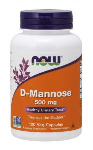 NOW D-MANNOSE mannoza  infekcja UKŁAD MOCZOWY 120 kaps.