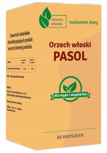 PASOL ORZECH WŁOSKI EKSTRAKT w kapsułkach PASOŻYTY