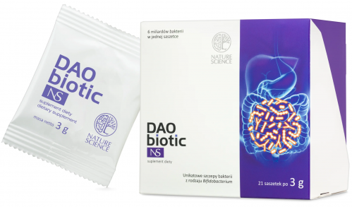 Nature Science DAO Biotic PROBIOTYK Nietolerancja histaminy ZDROWE JELITA