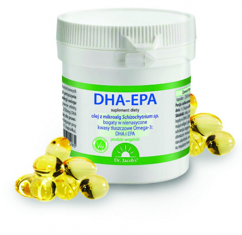 OMEGA 3 DHA EPA KWASY TŁUSZCZOWE olej z mikroalg