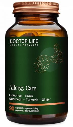 DOCTOR LIFE Allergy Care KWERCETYNA KOZIERADKA EGCG Kurkuma ALERGIA