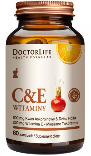 Doctor Life WITAMINA C i E Witaminy C&E Dzika róża ODPORNOŚĆ