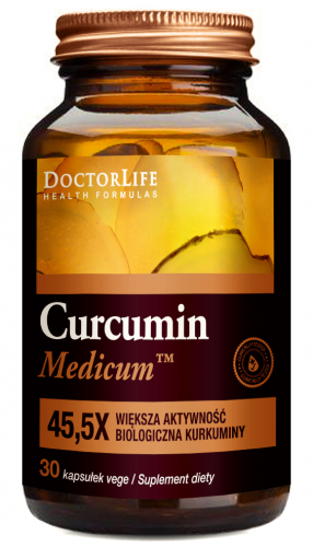 DOCTOR LIFE Curcumin Medicum KURKUMINA EKSTRAKT Kurkuma STAWY 30k