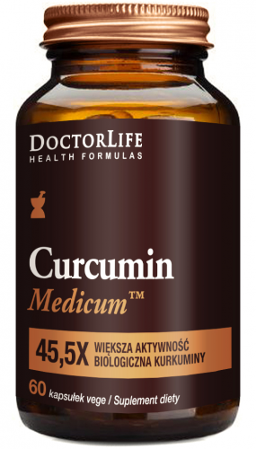 DOCTOR LIFE Curcumin Medicum KURKUMINA Kurkuma STANY ZAPALNE