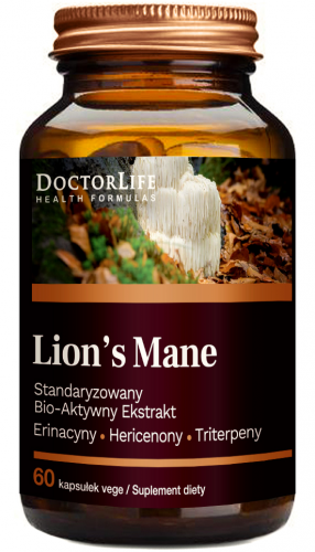 Doctor Life LION\'S MANE SOPLÓWKA Ekstrakt STANDARYZOWANY Grzyby