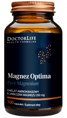 Doctor Life MAGNEZ Optima JABŁCZAN MAGNEZU Diglicynian MIĘŚNIE