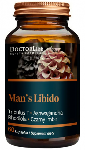 DOCTOR LIFE Man\'s Libido BUZDYGANEK MACA RÓŻENIEC Sprawność seksualna