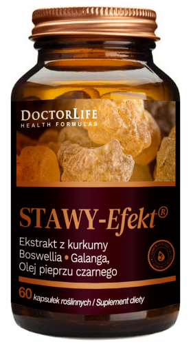 DOCTOR LIFE Stawy Efekt KURKUMA Ekstrakt BOSWELLIA ZDROWE STAWY