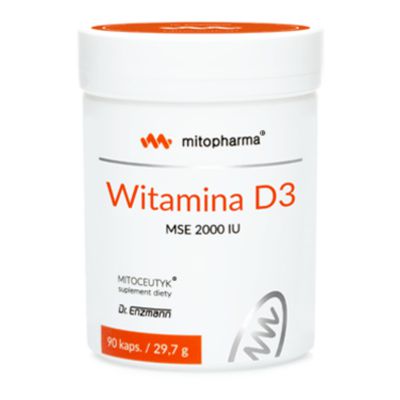 Mitopharma WITAMINA D3 2000IU 90kap MSE dr ENZMANN