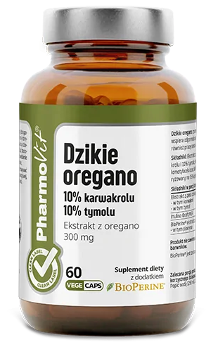 PharmoVit DZIKIE OREGANO EKSTRAKT Odporność Trawienie CZYSTY SKŁAD