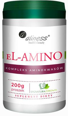 Aliness EL-amino AMINOKWASY naturalne 200g VEGAN