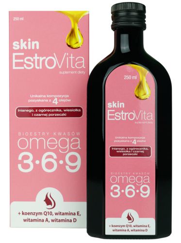 EstroVita SKIN kwasy Omega-3 6 9 PIĘKNA SKÓRA