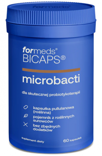 FORMEDS PROBIOTYK MicroBACTI Bicaps PATENT 60kap