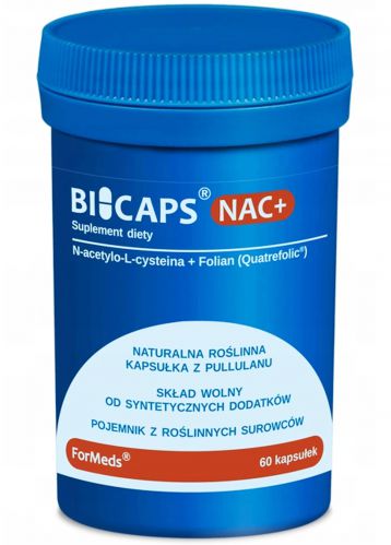 ForMeds BICAPS NAC+ N-Acetylo L-CYSTEINA FOLIAN