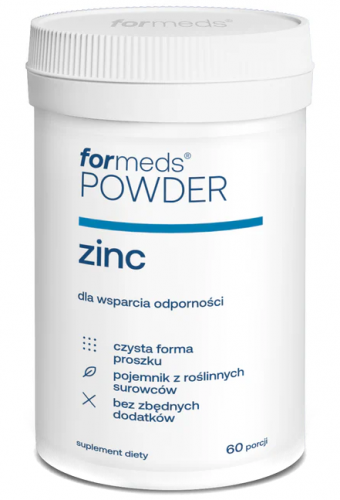 FORMEDS Powder ZINC CYTRYNIAN CYNKU CYNK PRZYSWAJALNY proszek F-ZINC