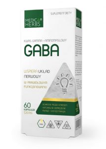 Medica Herbs GABA koncentracja STRES pamięć 60kap