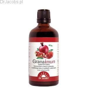 Dr Jacobs GRANAIMUN granat WITAMINA B2 polifenole SELEN CYNK