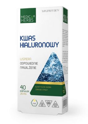 Medica Herbs KWAS HIALURONOWY skóra kolagen