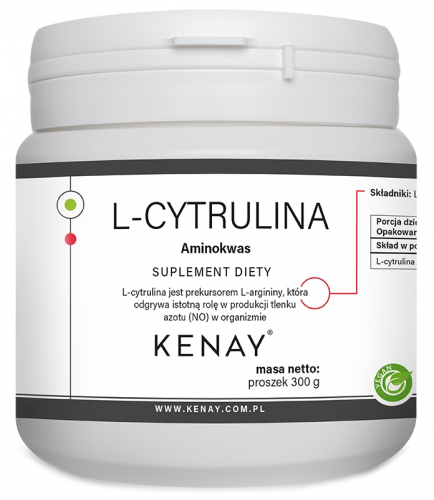 Kenay L-CYTRULINA CZYSTA proszek 300g AMINOKWASY