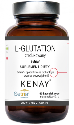 Kenay L-Glutation zredukowany SETRIA 500mg 60kap