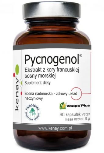 KENAY Pycnogenol® Ekstrakt z kory francuskiej sosny morskiej 60 kaps.