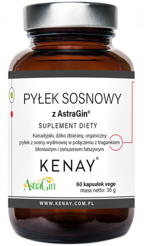 Kenay PYŁEK SOSNOWY KANADYJSKI z AstraGin ASTRAGALUS ŻEŃ SZEŃ Potencja