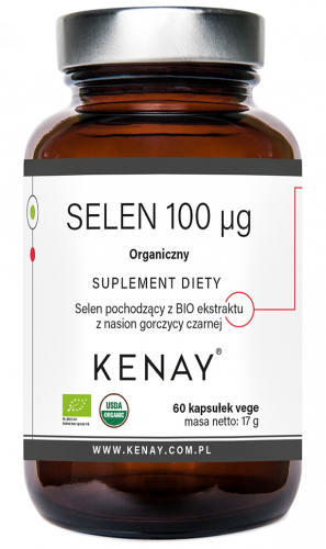 KENAY Selen ORGANICZNY BIO ekstrakt 100mcg 60kap