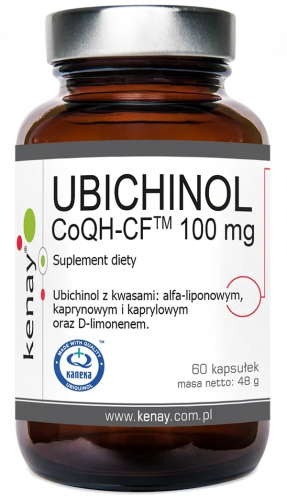 Kenay UBICHINOL CoQH-CF KOENZYM Q10 + KWAS ALFA LIPONOWY Kaprylowy SERCE