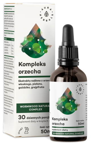 AURA ORZECH piołun  GOŹDZIK GREJPFRUT pasożyty 50ml