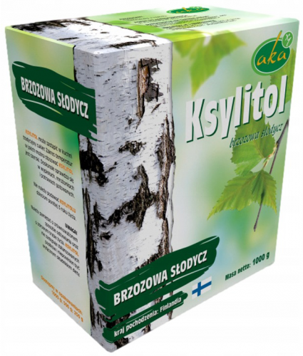 KSYLITOL FIŃSKI ORYGINALNY CUKIER BRZOZOWY KRYSTALICZNY 1kg AKA