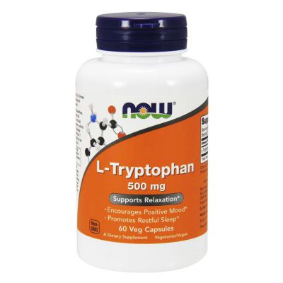Now Foods L-TRYPTOFAN 500mg L-Tryptophan STRES SEN