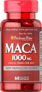 Puritan\'s Pride MACA EXTRAKT 1000mg LIBIDO erekcja