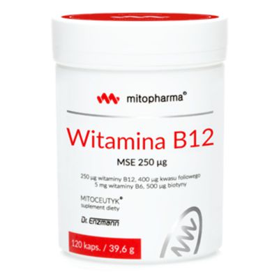 Dr Enzmann WITAMINA B12 B6 MSE 250mcg KWAS FOLIOWY