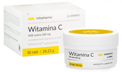 Mitopharma WITAMINA C 500mg MSE matrix 30t ENZMANN