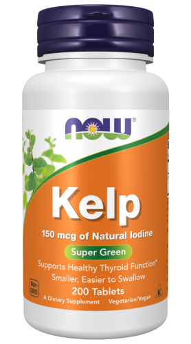 NOW FOODS KELP 150mcg 200tab NATURALNY JOD