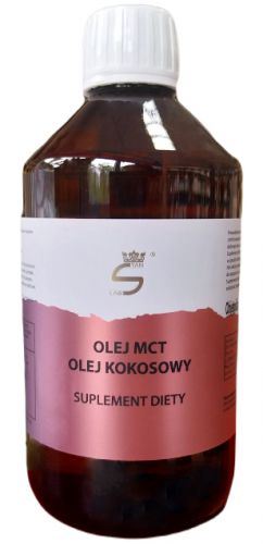 StanLab OLEJ KOKOSOWY MCT z kokosa 500ml KETO