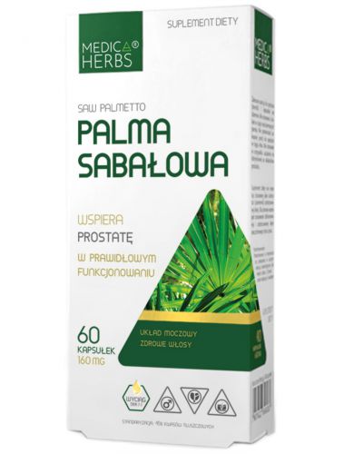 Medica Herbs SAW PALMETTO Palma SABAŁOWA prostata