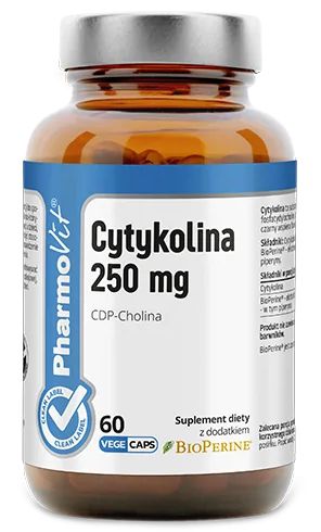 PharmoVit CYTYKOLINA CDP Cholina UKŁAD NERWOWY MÓZG Piperyna CZYSTY SKŁAD