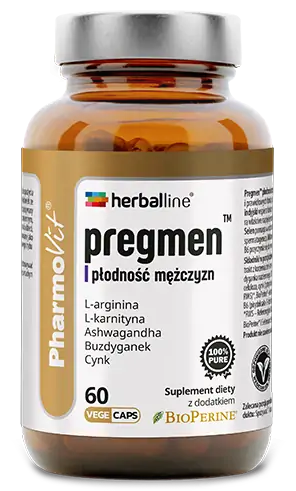 PharmoVit ARGININA Cynk SELEN buzdyganek PŁODNOŚĆ pregmen