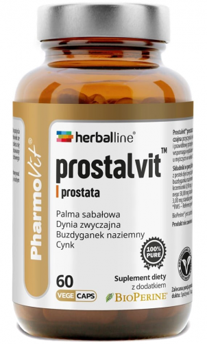 PharmoVit HERBALLINE Prostalvit PROSTATA 60 kap.