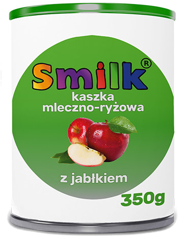 Smilk KASZKA MLECZNO RYŻOWA z Jabłkiem BEZGLUTENOWA WITAMINY dla dzieci