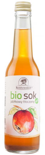 BIO SOK JABŁKOWY TŁOCZONY 100% NFC 275ml REMBOWSCY