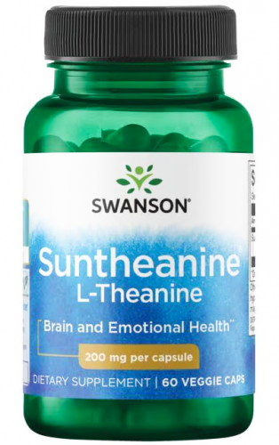 SWANSON Suntheanine L-TEANINA L-Theanine 200mg RELAKS SPOKÓJ STRES