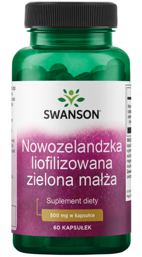 SWANSON NOWOZELANDZKA ZIELONA MAŁŻA omułek ZWYRODNIENIA SWANSON