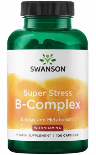 SWANSON SUPER STRESS B-COMPLEX + WITAMINA C ENERGIA