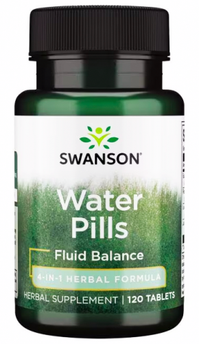 SWANSON Water Pills ODCHUDZANIE WODA CELLULIT Mącznica Jałowiec