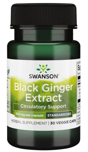 SWANSON Black Ginger CZARNY IMBIR Extract KRĄŻENIE
