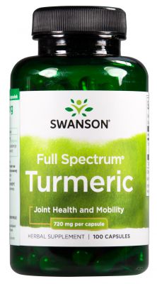 TURMERIC KURKUMA 720 mg wątroba SWANSON Curcumin
