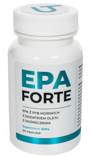 VISANTO EPA FORTE 600mg omega 3 +  wit E 60kap marka JERZY ZIĘBA