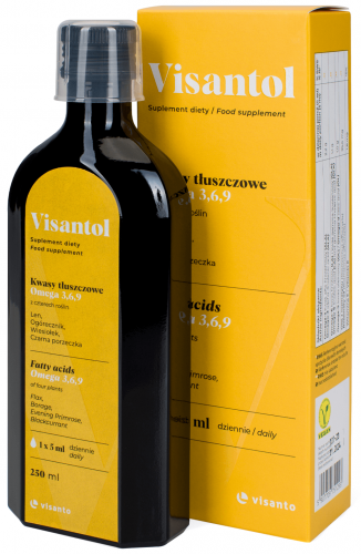 VISANTO VISANTOL omega 3 6 9 250ml JERZY ZIĘBA